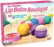 умельцы смартлаб "бутик натуральных губных бальзамов" - многоцветный, 11 дюймов высота х 8,5 дюймов ширина х 2 дюйма глубина. логотип