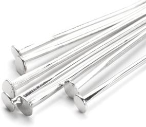 img 1 attached to 📌 Cousin DIY Flat Head Pins - 180 Piece Single Pack, Silver