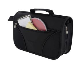 img 2 attached to 📁 Organize and Protect Your Media - TekNmotion CD/DVD Carry Case with 120 Capacity (Black)