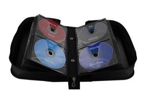 img 3 attached to 📁 Organize and Protect Your Media - TekNmotion CD/DVD Carry Case with 120 Capacity (Black)