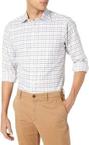 img 3 attached to Lavender Men's Clothing with Stretch Collar - Embrace Comfort and Style with Eagle Regular Fit