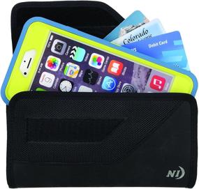 img 3 attached to Nite Ize Clip Case Sideways Phone Holster - XX Large - Black: Secure, Clippable Belt or Waistband Holster