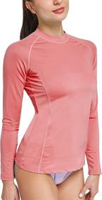 img 3 attached to 🌸 Lavender Women's Rashguard Swimsuit: Ogeenier's Ultimate Protection for Swimsuits & Cover Ups