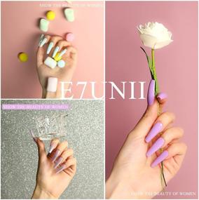 img 1 attached to 💅 E7UNII UV Gel Nail Polish Set: 10ML Large Capacity, Economical Pack of 6Pcs Macaron Pastel Candy Colors, Perfect Summer Soak Off Gel Polish Kit