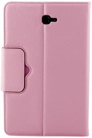 img 3 attached to Binguowang Keyboard Case for Samsung Galaxy Tab A 9.7' - Pink Folio PU Leather Stand Cover with Detachable Wireless Keyboard for Samsung Galaxy Tab A 9.7 - Inch