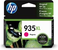💜 hp 935xl ink cartridge - magenta | compatible with hp officejet 6800 & pro 6230 series | c2p25an logo
