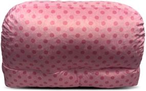 img 2 attached to Pink Disney Minnie Mouse Sherpa Trim Toddler Double Bean Bag Sofa Chair