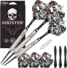 img 4 attached to 🎯 95% Tungsten Steel Tip Darts - Viper Sinister