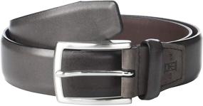 img 1 attached to Allen Edmonds Glass Carbon Grey Men's Accessories for Belts
