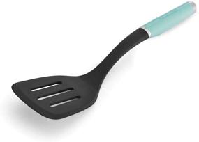 img 3 attached to 🍳 KitchenAid Classic Nylon Slotted Turner | 13.66-Inch | Aqua Sky | High Quality Utensil for Cooking & Serving