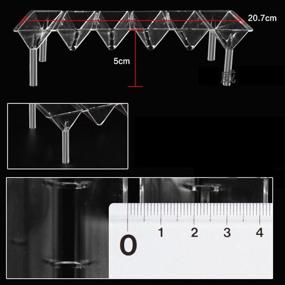 img 1 attached to 🐠 High Definition 4-Room Fish Breeding Box - Optimal Aquarium Breeder Box with Double Hatching Incubator for Guppy Baby Fish Hatchery