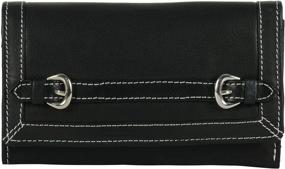 img 3 attached to Tresori Leather Protected Two Fold Wallet Buckle Women's Handbags & Wallets