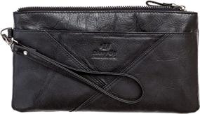 img 3 attached to Divvy Up Genuine Envelopes Wristlet Women's Handbags & Wallets