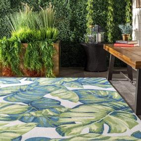 img 2 attached to 🌺 nuLOOM Lisa Floral Accent Rug 2' x 3' Multi - Perfect for Indoor and Outdoor Use!