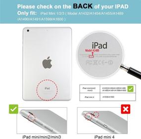 img 3 attached to Чехол для IPad Mini 1 2 3 от ProCase (старая модель A1432 A1490 1455) Аксессуары для планшета