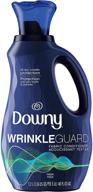 👕 downy wrinkleguard liquid fabric softener and conditioner: freshens and protects, 40 fl oz bottle logo