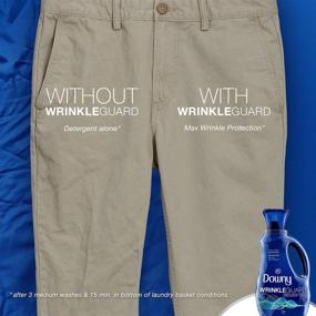 img 2 attached to 👕 Downy WrinkleGuard Liquid Fabric Softener and Conditioner: Freshens and Protects, 40 fl oz Bottle