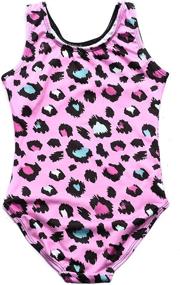 img 3 attached to Ephex Little Girls' One-piece Dancing Tumbling Tank Gymnastics Leotard 2-12Y: High-Quality Performance Wear for Young Gymnasts!