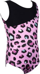 img 2 attached to Ephex Little Girls' One-piece Dancing Tumbling Tank Gymnastics Leotard 2-12Y: High-Quality Performance Wear for Young Gymnasts!