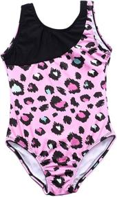 img 1 attached to Ephex Little Girls' One-piece Dancing Tumbling Tank Gymnastics Leotard 2-12Y: High-Quality Performance Wear for Young Gymnasts!