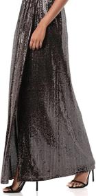 img 2 attached to Calvin Klein Women's Shirred Bodice One Shoulder Gown
