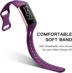 img 2 attached to Ouwegaga Band Compatible With Fitbit Charge 4/Charge 3/Charge 3 SE