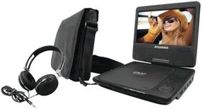 img 1 attached to Sylvania SDVD7060 Portable DVD Player Bundle with Oversize Headphones - Black