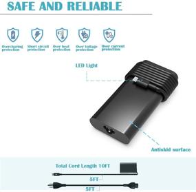 img 2 attached to 🔌 High-Powered 130W USB C Charger for Dell XPS 15 9500 & 17 9700: Reliable Laptop Power Supply Adapter Cord