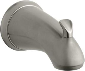 img 1 attached to 🚿 KOHLER K-10281-4-BN Forté Bath Spout - Vibrant Brushed Nickel (1-Pack) - High Quality and Sleek Design