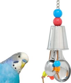 img 1 attached to 🐦 Bonka Bird Toys 1748 1505 Spoon Bobble Stainless Steel Medium Toy - Ultimate Enrichment for Your Feathered Friend!