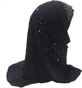 img 1 attached to 🌺 Антивандальные шарфы для мусульманских девочек с УФ-фильтром - улучшающие исламские аксессуары.