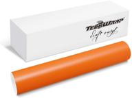 teckwrap permanent adhesive vinyl orange logo