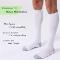 🧦 fitrell compression socks for women and men 20-30mmhg - circulation support socks (pack of 3) logo