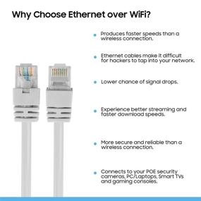 img 1 attached to 🔒 Amcrest Ethernet Internet Security 2PACK CAT5E Cable 150 ft: High-Speed, Reliable Connection for Optimal Security