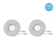 🔒 amcrest ethernet internet security 2pack cat5e cable 150 ft: high-speed, reliable connection for optimal security logo