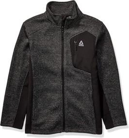 img 3 attached to Reebok Outerwear Available Classic Charcoal Boys' Clothing : Jackets & Coats