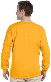 img 2 attached to 👕 Fruit of the Loom Men's Long Sleeve T-Shirt - Adult Size - Clothing in Shirts