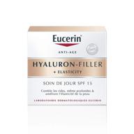 eucerin hyaluron filler elasticity anti aging cream logo