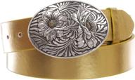 sunflower engraving buckle leather black women's accessories for belts logo
