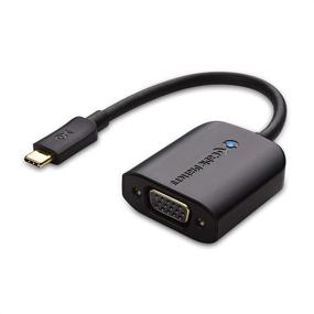 img 4 attached to 🔌 Кабель Matters USB C к VGA адаптер (USB-C к VGA адаптер) в черном цвете - совместим с Thunderbolt 4 / USB4 / Thunderbolt 3 портами для MacBook Pro, Dell XPS 13, 15, HP Spectre x360, Surface Pro и многими другими: конечное решение - USB-C к VGA адаптер.