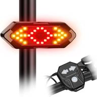 🚲 keaplayee bike tail light with turn signal and rear bike light led rechargeable usb bicycle tail light – wireless remote control for night riding safety and cycling lights warning logo