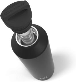 img 3 attached to monbento MB Steel Black Onyx Insulated Water Bottle: Leak-Proof & 17 Oz Stainless Steel Bottle