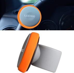 img 4 attached to 🟠 AINAAN Steering Wheel Spinner Knob, Car Booster Mini Power Handle for All Vehicles: Auto, SUV, Truck, Vans - Orange