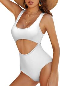 img 4 attached to 👙 UNibelle Women's Monokini Swimsuit: Chic Swimwear for Style and Comfort