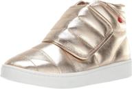 👟 boys' marc joseph new york leather sneakers logo