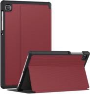 soke galaxy tab a7 lite case 2021: premium shockproof stand folio case with multi-viewing angles for samsung galaxy tab a7 lite tablet [sm-t225/t220/t227] - red logo