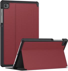 img 4 attached to Soke Galaxy Tab A7 Lite Case 2021: Premium Shockproof Stand Folio Case with Multi-Viewing Angles for Samsung Galaxy Tab A7 Lite Tablet [SM-T225/T220/T227] - Red