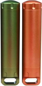 img 1 attached to 🏕️ CLINE Outdoor Survival Waterproof Pill Bottle EDC Container: A Complete Camping Essential and Thoughtful Gift Pack