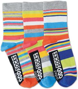 img 1 attached to 🌈 United Oddsocks Child Rainbow US 9.5-13 - Ultimate Assorted Sock Set for Kids!