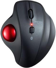 img 4 attached to Улучшенная беспроводная трекбол-мышь SANWA Bluetooth с эргономичным дизайном, оптическим вертикальным роликом, бесшумными кнопками, регулируемым DPI (600/800/1200/1600), совместимая с MacBook, Windows, macOS, iPad, Android, iOS, Chrome OS.